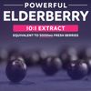 PureCo Organic Elderberry Capsules 10:1 Extract Equals 5,000mg Fresh Elder 30ct