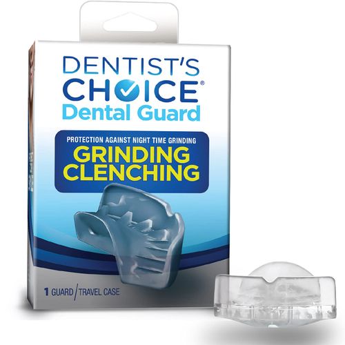 Dentist's Choice Dental Guard - Best Oral Appliance 4 Bruxism & Clenching - Nighttime moldable Front Tooth Custom Anti Teeth Grinding Night Protector - Professional Slim-fit Bruxing Mouth Bite Splint