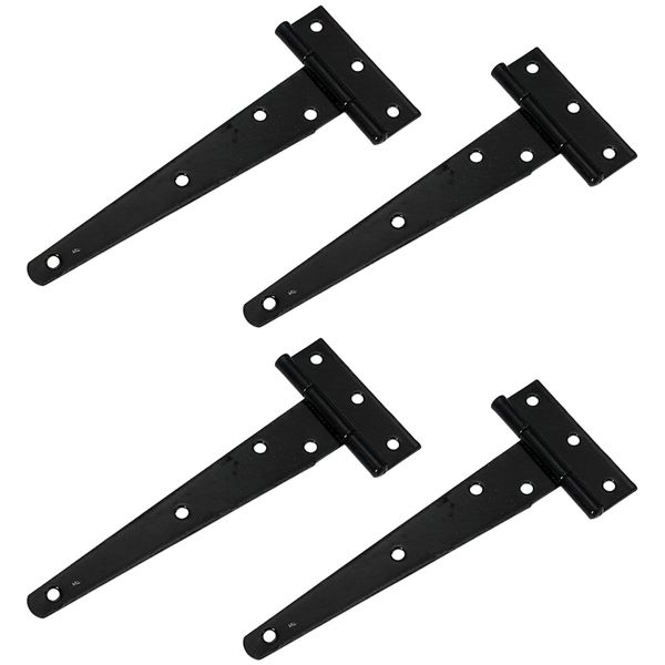 Heizi Door Hinges Door Hinges Door Hinges T Shape 4 Pcs Steel Outdoor DIY Gate Hardware (Set of 4)