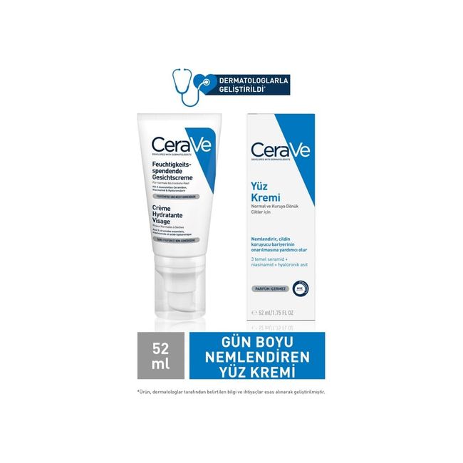 CeraVe Nemlendirici Yüz Kremi 52 ml