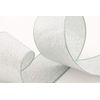 Berisfords Lame Ribbon, Silver, 40mm