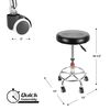 Performance Tool W85027 Adjustable (19 - 24 Inch) Pneumatic Rolling Bar Stool, 250 Lbs Capacity
