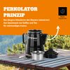 Petromax Enamel Coffee Pot Black black Size:1.5 Litres