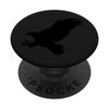 Flying Bald Eagle, Bird, Black Hidden Design Silhouette PopSockets Swappable PopGrip