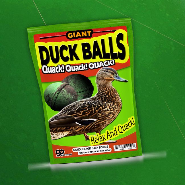 Giant Duck Balls Bath Time Adventure Kit - Funny Gift for Hunters