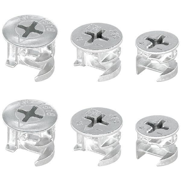 60 PCS Funiture Cam Lock Nuts Eccentric Wheel Nuts