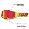 100% ARMEGA HIPER Solaris Glasses - Mirror red lens