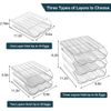 2 Layer Automatic Rolling Egg Holder Storage Container For Fridge Refrigerator