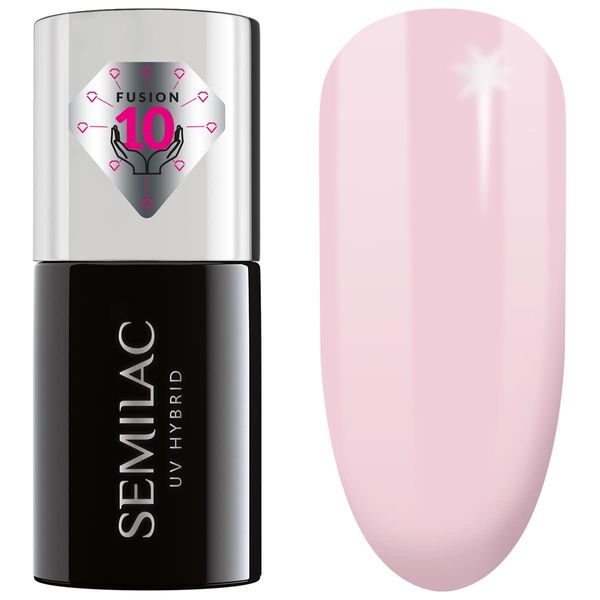 Semilac Extend Care Base 5in1 809 Tender Pink Gel Nail Polish Functions Long Lasting and Easy to Apply UV/LED Gel Nails 7ml (809 Tender Pink)