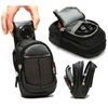 Navitech Black Digital Camera Case Bag Compatible with The Canon IXUS 185