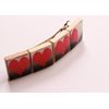 Video Game Life Bar Wooden Tile Barrette