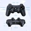Diswoe Controller for PS-3, Wireless Bluetooth Controller Gamepad Joystick, Double Vibrating Controller for Play_station 3 with Charger Cable Cord Thump Grips