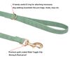 YUDOTE Soft Corduroy Dog Lead Medium 2x150cm,Sage Green