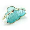Meilliwish Leaf Cute Girl Hair Claw Clip (D08)(Blue)