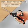 Kokuyo S&T scissors　Aero fit white/green