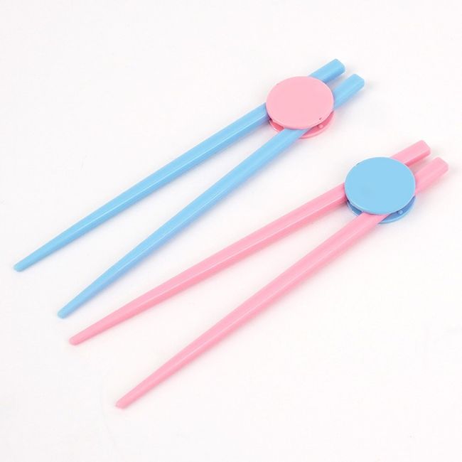 Baby Chopsticks Adult Chopsticks Practice Silicone, Color, Blue