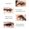 Electric Heated Eyelash Curler Portable Long Lasting Lash Curler for Women Natural Eyelash Curling Tool Battery Powered(Black)