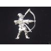 ROBIN HOOD ARCHERY S/PLATED QUALITY LAPEL PIN BADGE