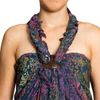 PANASIAM Sarong B024 Colored petrol, L