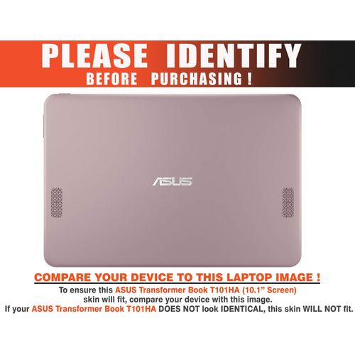 Decalrus - Protective Decal for Asus Transformer Book T101HA (10" Screen) Laptop Blue Texture Brushed Aluminum Skin Skins Decal for case Cover wrap BAasusTransformerbkT101haBlue