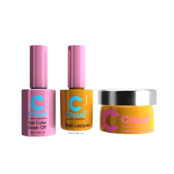 Chisel Cloud Trio Gel + Lacquer + Dip Powder #114