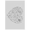 Sizzix 3-D Impresslits Embossing Folder Floral Heart by Kath Breen, 665743