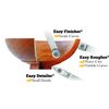 Easy Wood Tools Micro Easy Rougher (12006) Wood Turning Scraper Tool/Chisel with Replaceable Carbide Insert