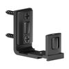 ETIASQSA Adjustable Roller Floor Guide for Sliding Door, Wall/Door Guide Bottom, Black