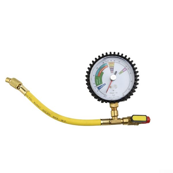 Nitrogen Pressure Test Gauge, Nitrogen Regulator, Nitrogen pressure Tester HVAC Systems Cold Test Table Tools
