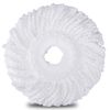 3 Pack Mop Head Replacement Spin Mop Replacement Head Microfiber Spin Mop Refills Easy Cleaning Round Shape Standard Size