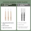 Biodegradable Bamboo Handle Interdental Brushes Between Teeth Cleaner Deep Cl