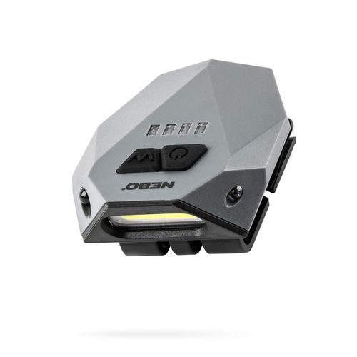 NEBO Einstein Cap Light | Rechargeable 50 Lumen Cap Light 18 Hours of Operation Between Charges, Black