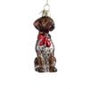 Noble Gems™ German Shorthaired Pointer Glass Ornament, Christmas