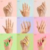 GoldFinger Full Cover Nails Press On 24 Nails Long Length