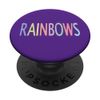 Sweet and Cute Pastel Colored Rainbow Design PopSockets Swappable PopGrip