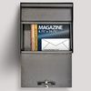 Mail Boss 7164 Metro, Bronze High Capacity Wall Mounted Locking Security Mailbox