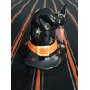Halloween Witch’s Hat with flickering  Light Ceramic Cutout Table Decor  - New