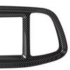 Carbon Fiber Center Console Dash Bezel Panel Trim For Dodge Challenger 2015+