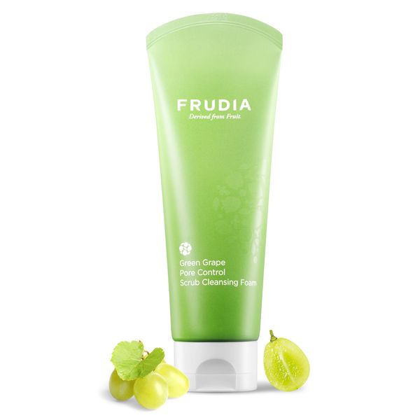 Green Grape Pore Control Scrub Cleansing Foam 145 Ml