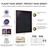 Jersey Frame Display Case Large Clear Acrylic Shadow Box with UV Protection