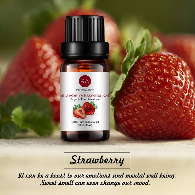2-Pack Strawberry Essential Oil, Pure, Undiluted, Therapeutic Grade  Strawberry Oil - 2x10 mL