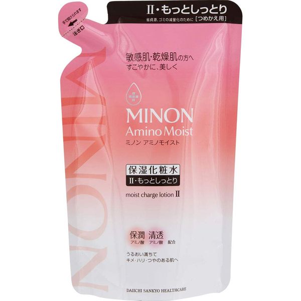 Minon Amino Moist Charge Lotion II (Moist Type), Refill, 4.6 fl oz (130 ml)