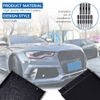 Front Bumper Lip Spoiler Splitter Glossy Black + 86.6'' Side Skirts For AUDI