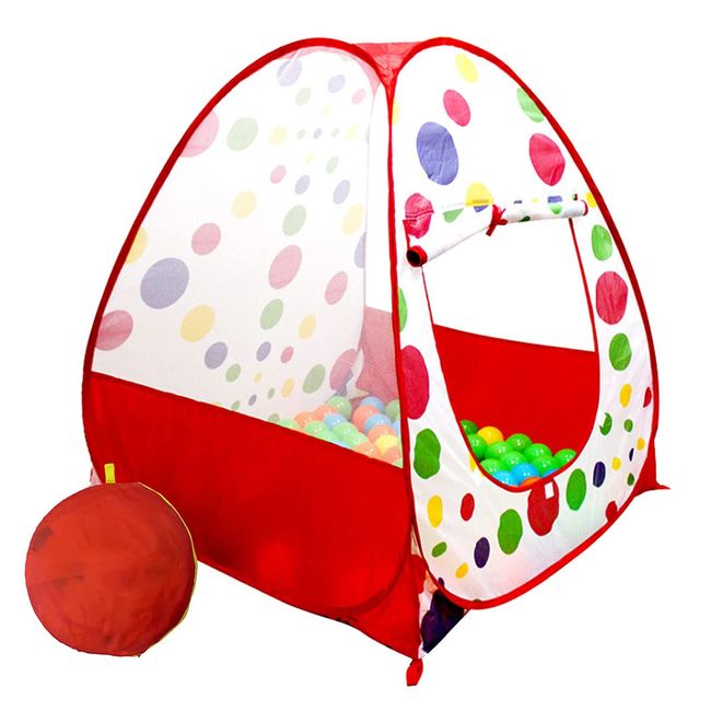 Aoakua Ball House, Ball Tent, Ball Pool, Foldable, One-Touch Tent, Kids Space, Secret Base, Storage Bag Included