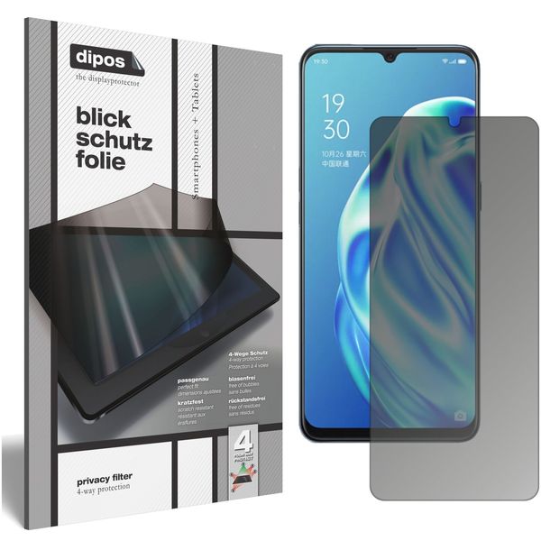 Screen Protector for Oppo A91 Privacy Filter 4-Way Protection dipos