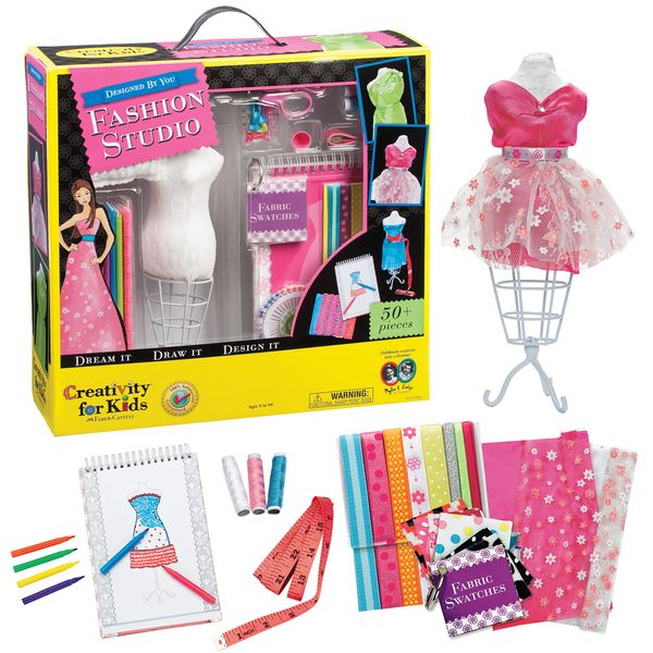 Creativity for Kids Designed by You Fashion Studio: DIY Fashion Designer Kit for Girls, Craft Kit for Teens, Gifts for Girls Ages 9-12+