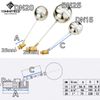 Tomyfield Float Valve, Ball Tap, Float, Replacement Valve, Stainless Steel, Water Level, Large (DN20)