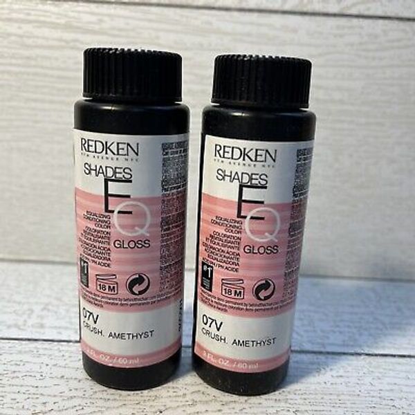 2 Redken Shades EQ -Equalizing Conditioning Color Gloss 07V CRUSH AMETHYST 2 OZ