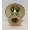 5/8" Polished Turned Solid Brass BOOKCASE Knob desk small cabinet drawer pull