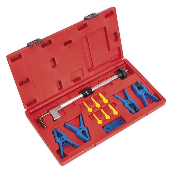 Sealey VS0558 Fuel Line Clamp and Stopper Kit, 12 Pieces